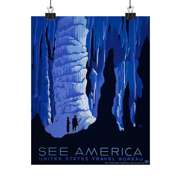 9216008285790444702_2048.jpeg See America, U.S. Travel Bureau – Works Progress Administration (c. 1930s) – Vintage Travel Poster Print