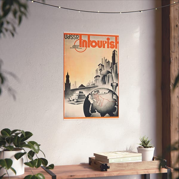 923283910810554753_2048.jpeg UdSSR – Intourist (1935) – Vintage Travel Poster Print