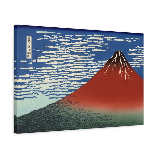 9241110529918863971_2048-1.jpeg Red Fuji (South Wind, Clear Sky) – Katsushika Hokusai (c. 1830-32) – Japanese Woodblock Canvas Print