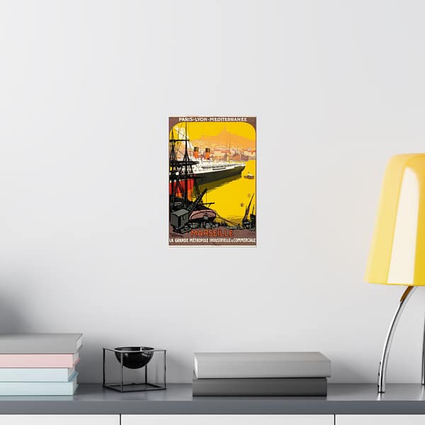 92821615916693867_2048.jpeg Marseille, La Grande Metrople Industrielle & Commerciale – Roger Broders (c. 1922) – Vintage Travel Poster Print