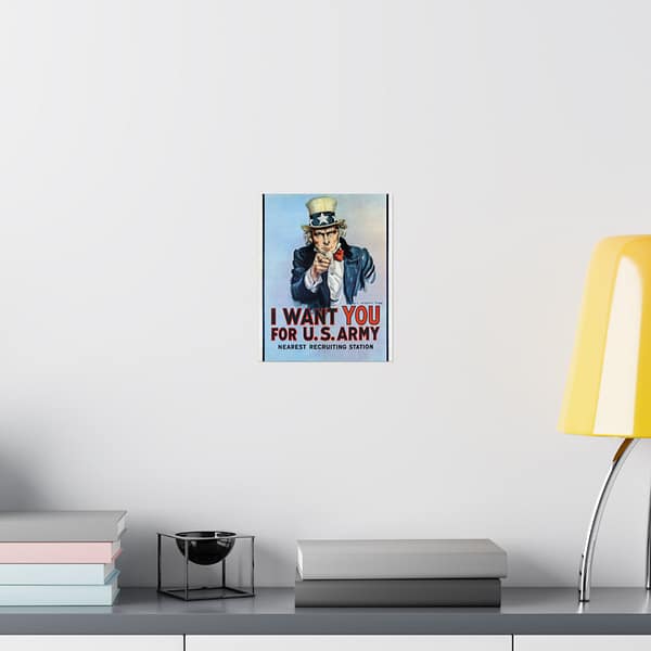 9315463801840271411_2048.jpeg I Want You for U.S. Army (Blue Variant) - James Montgomery Flagg (1917) - Patriotic WWI Poster Print