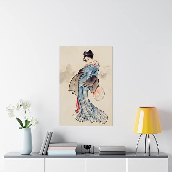 9396558037794785221_2048.jpeg Woman Holding a Fan - Katsushika Hokusai (1830) - Japanese Woodblock Poster Print