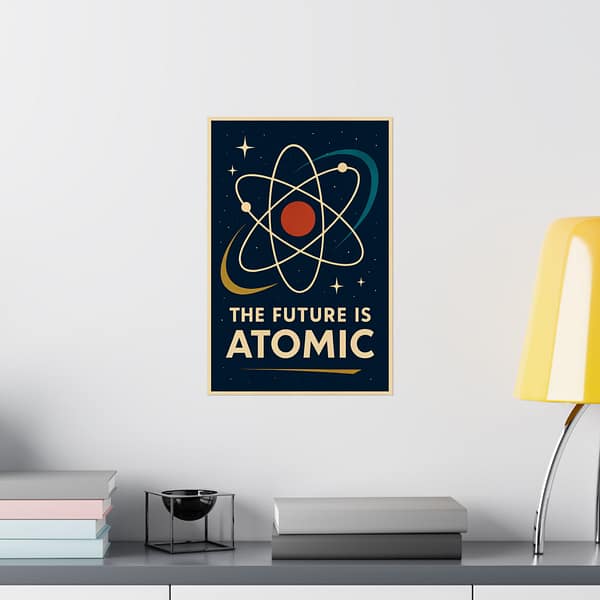 9508249125678810322_2048.jpeg The Future Is Atomic – LUNE Original – Space Age Poster Print
