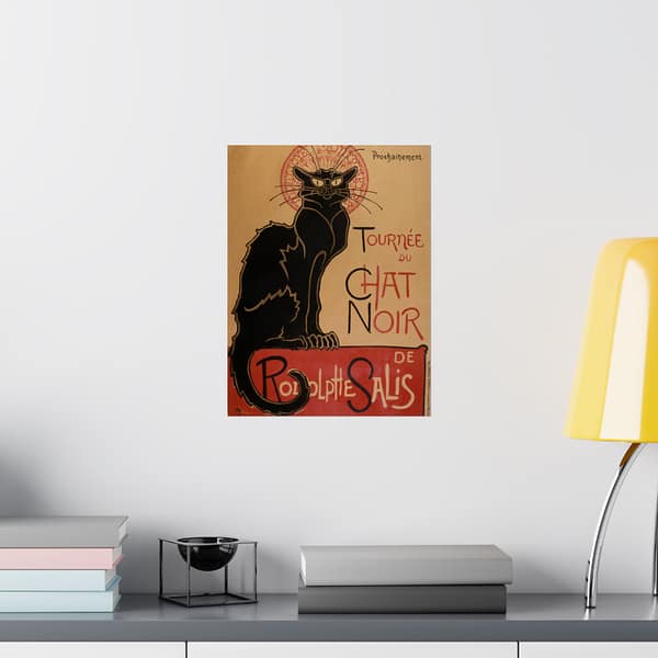 9547808648743359685_2048.jpeg Le Chat Noir – Théophile Steinlen (1896) – Art Nouveau Poster Print