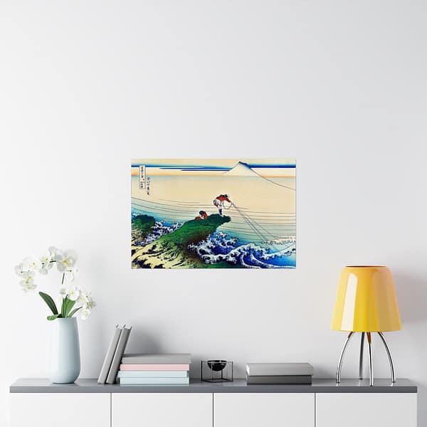 9551045875283367395_2048.jpeg Kajikazawa in Kai Province - Katsushika Hokusai (c. 1830) - Japanese Woodblock Poster Print