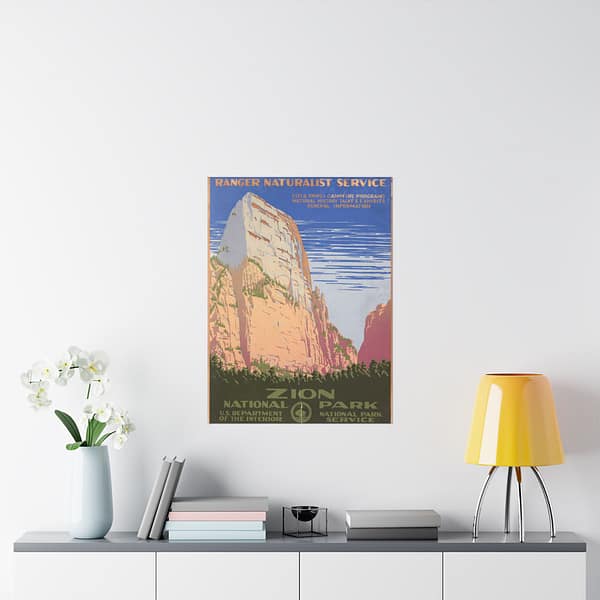 969256510579448482_2048.jpeg Zion National Park – Works Progress Administration (c. 1938) – Vintage Travel Poster Print