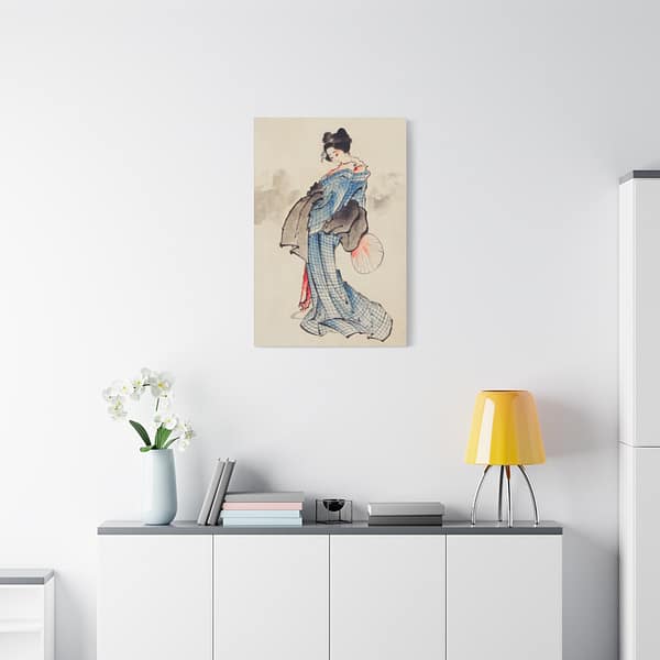 9748510944554072773_2048.jpeg Woman Holding a Fan - Katsushika Hokusai (1830) - Japanese Woodblock Canvas Print