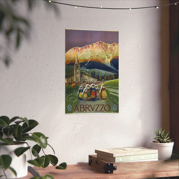 9853059890738262760_2048.jpeg Abruzzo, Alicandri, Italy – ENIT Italian National Tourist Board (c. 1920) – Vintage Travel Poster Print