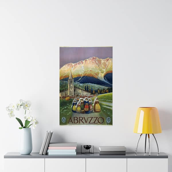 9994741697047431191_2048.jpeg Abruzzo, Alicandri, Italy – ENIT Italian National Tourist Board (c. 1920) – Vintage Travel Poster Print