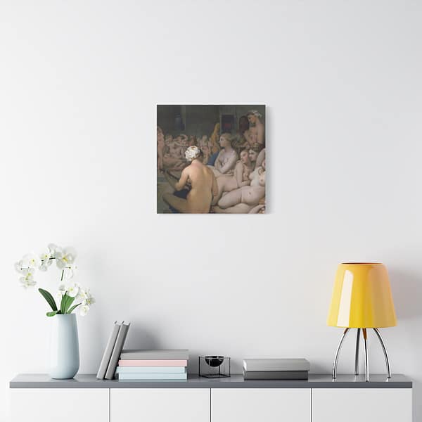10050155058743020272_2048.jpeg The Turkish Bath - Jean-Auguste-Dominique Ingres (c. 1852-62) - Classical Canvas Print