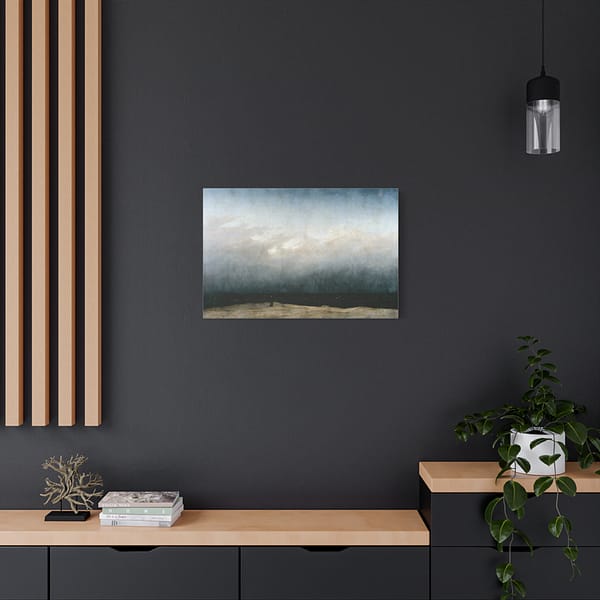 10176729301815911021_2048.jpeg The Monk by the Sea - Caspar David Friedrich (c. 1808-1810) - Romantic Canvas Print