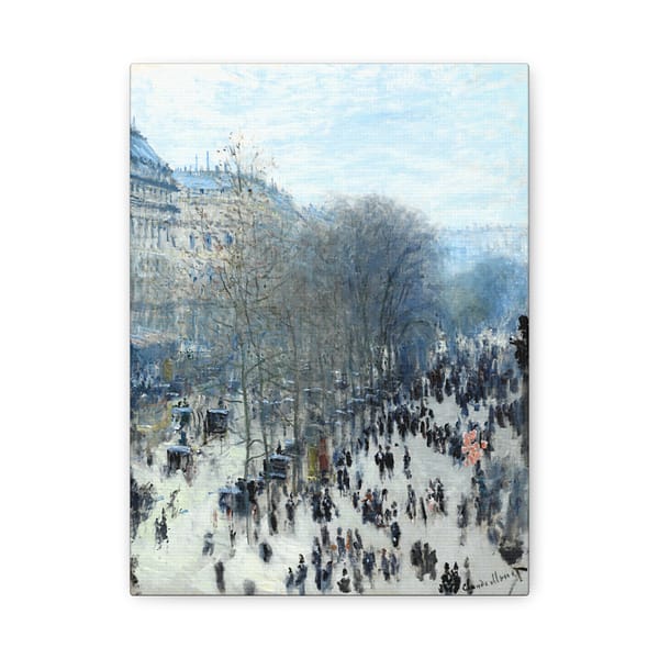 10280423293841405525_2048.jpeg The Boulevard des Capucines - Claude Monet (1873-74) - Impressionist Canvas Print