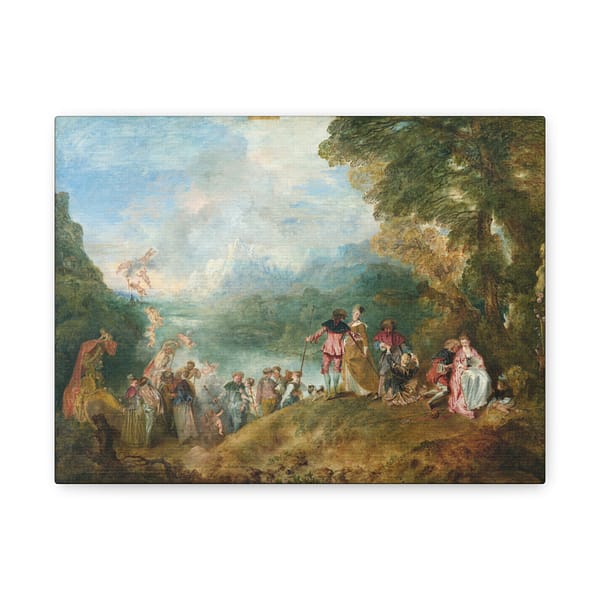 10345616456796752115_2048.jpeg The Embarkation for Cythera - Jean-Antoine Watteau (1717) - Classical Canvas Print