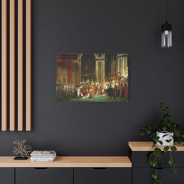 10354202894325020659_2048.jpeg The Coronation of Napoleon - Jacques-Louis David (1805-1807) - Classical Canvas Print