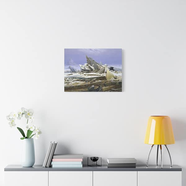 10756652613178059520_2048.jpeg The Sea of Ice - Caspar David Friedrich (c. 1823-1824) - Romantic Canvas Print