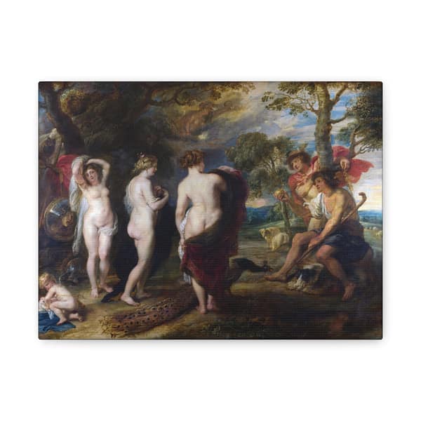 11021294686872604208_2048.jpeg The Judgment of Paris - Peter Paul Rubens (c. 1636) - Classical Canvas Print