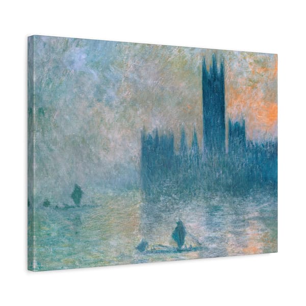 11078912219011948584_2048-1.jpeg The Houses of Parliament (Effect of Fog) - Claude Monet (c. 1903-04) - Impressionist Canvas Print
