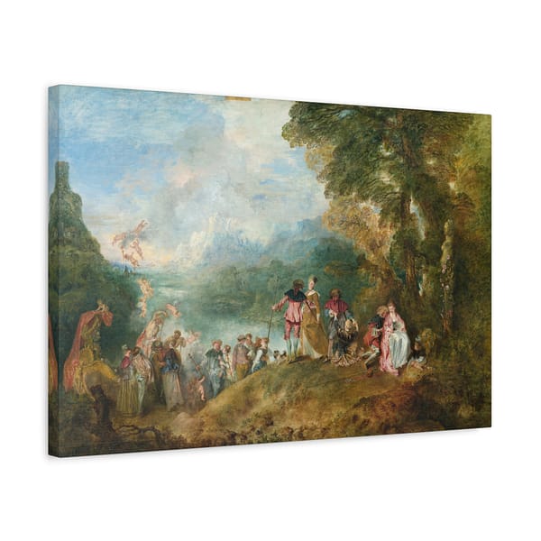 11381521912452625338_2048.jpeg The Embarkation for Cythera - Jean-Antoine Watteau (1717) - Classical Canvas Print