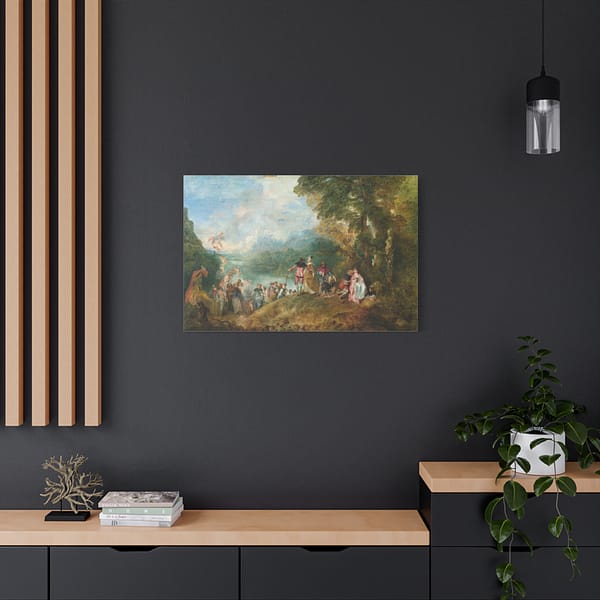 11549817603230826502_2048.jpeg The Embarkation for Cythera - Jean-Antoine Watteau (1717) - Classical Canvas Print
