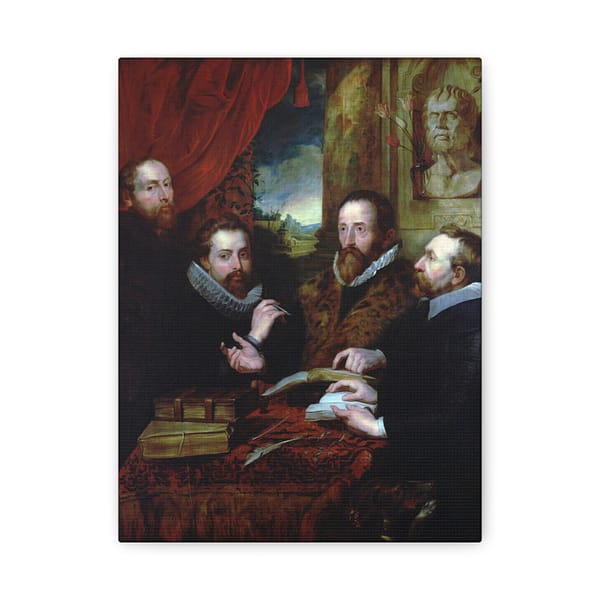 11805717826086465189_2048.jpeg The Four Philosophers - Peter Paul Rubens (c. 1611-1612) - Classical Canvas Print