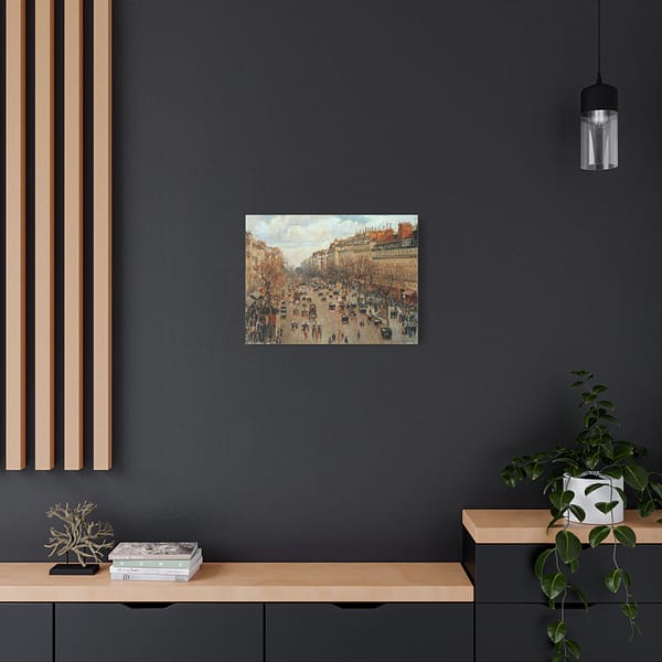 11921503471469101075_2048.jpeg The Boulevard Montmartre, Afternoon - Camille Pissarro (1897) - Impressionist Canvas Print