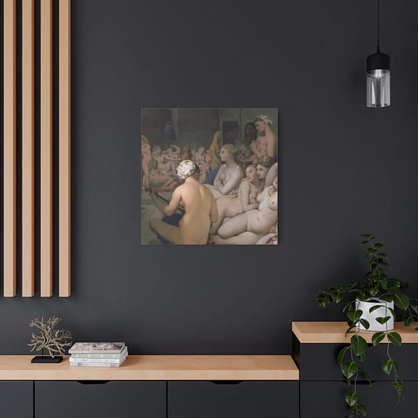 12196658685032131422_2048.jpeg The Turkish Bath - Jean-Auguste-Dominique Ingres (c. 1852-62) - Classical Canvas Print