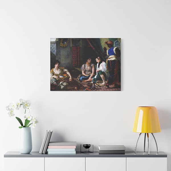 12648469722446382799_2048.jpeg Women of Algiers in Their Apartment - Eugène Delacroix (1834) - Classical Canvas Print