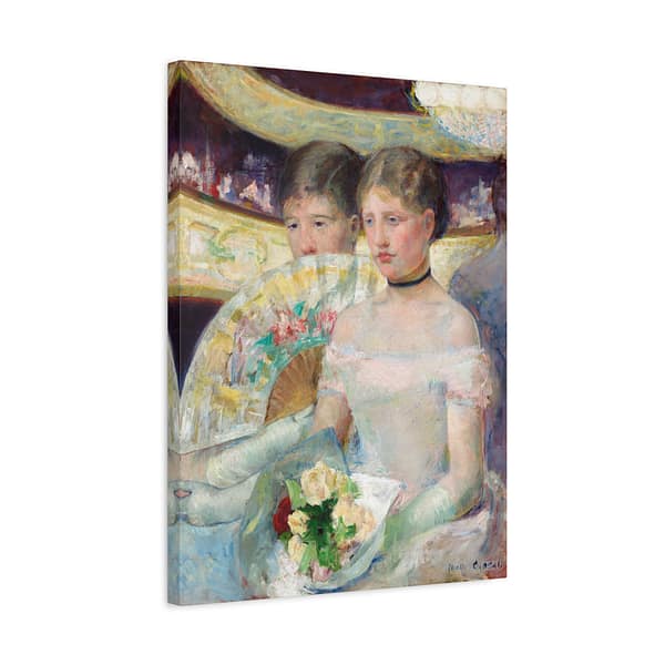 12694389549840625844_2048.jpeg The Loge - Mary Cassatt (c. 1878-80) - Impressionist Canvas Print