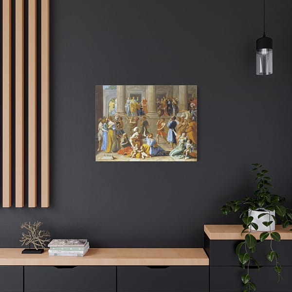 12745746782232693659_2048-1.jpeg The Triumph of David - Nicolas Poussin (c. 1630) - Classical Canvas Print