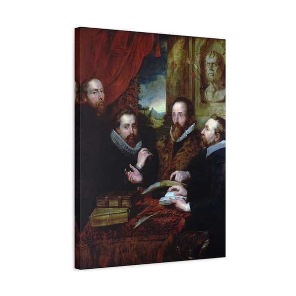 12886633164995974295_2048.jpeg The Four Philosophers - Peter Paul Rubens (c. 1611-1612) - Classical Canvas Print