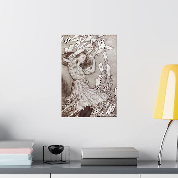 13517478211911974459_2048.jpeg Alice's Adventures in Wonderland - Arthur Rackham (1907) - Vintage Art Poster Print