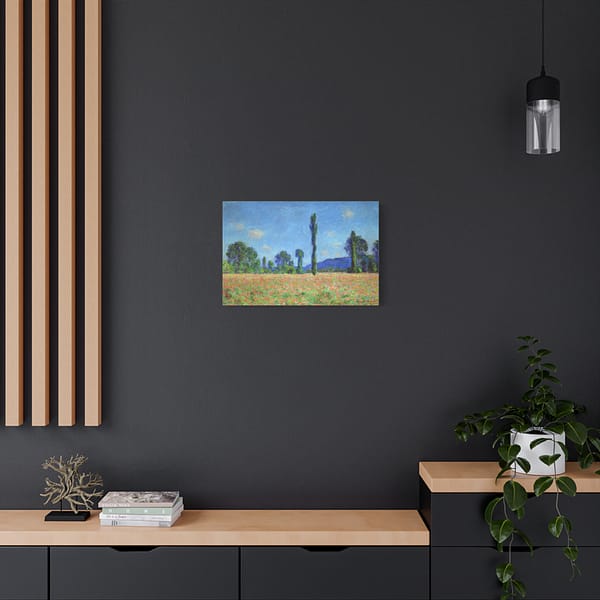 13542549851167083730_2048.jpeg Poppy Field (Giverny) - Claude Monet (c. 1890-91) - Impressionist Canvas Print