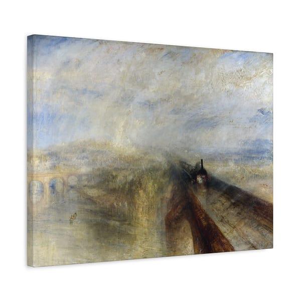 13600783665634000374_2048.jpeg Rain, Steam and Speed - The Great Western Railway - J.M.W. Turner (1844) - Romantic Canvas Print