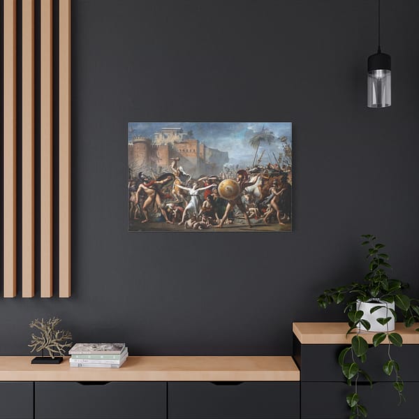 13785247102925323680_2048.jpeg The Intervention of the Sabine Women - Jacques-Louis David (1799) - Classical Canvas Print
