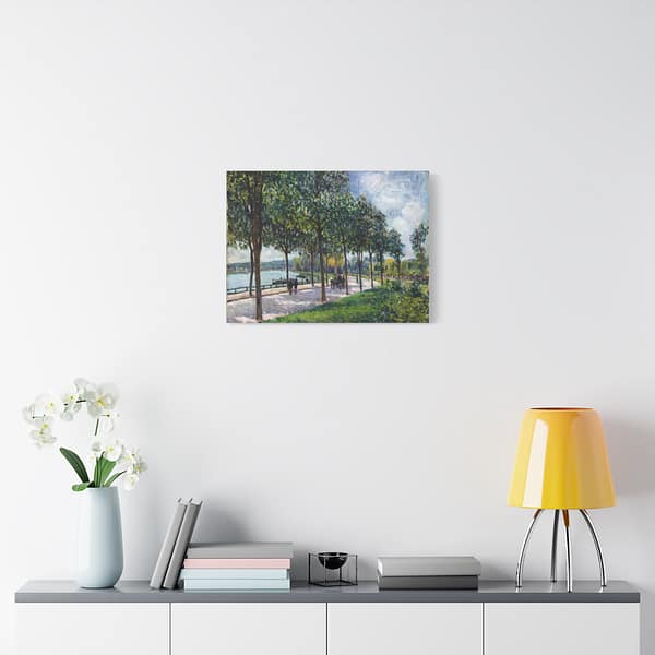 13804901685900489395_2048.jpeg Allée of Chestnut Trees - Alfred Sisley (1878) - Impressionist Canvas Print