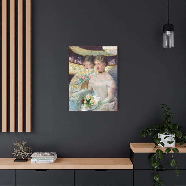 14038364324812076111_2048.jpeg The Loge - Mary Cassatt (c. 1878-80) - Impressionist Canvas Print