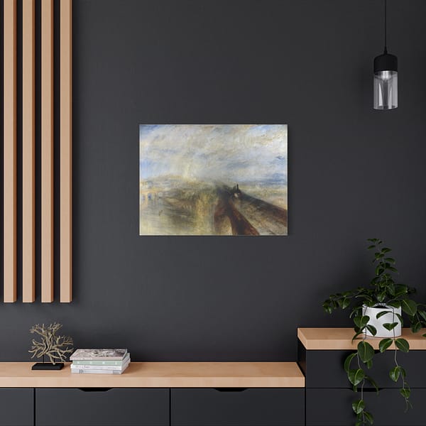 14140591656969126889_2048.jpeg Rain, Steam and Speed - The Great Western Railway - J.M.W. Turner (1844) - Romantic Canvas Print
