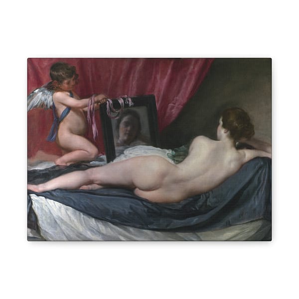 14195607973068642616_2048.jpeg Rokeby Venus (Venus at Her Mirror) - Diego Velázquez (c. 1647-1651) - Classical Canvas Print
