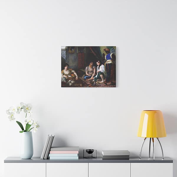 14432138624742890391_2048.jpeg Women of Algiers in Their Apartment - Eugène Delacroix (1834) - Classical Canvas Print