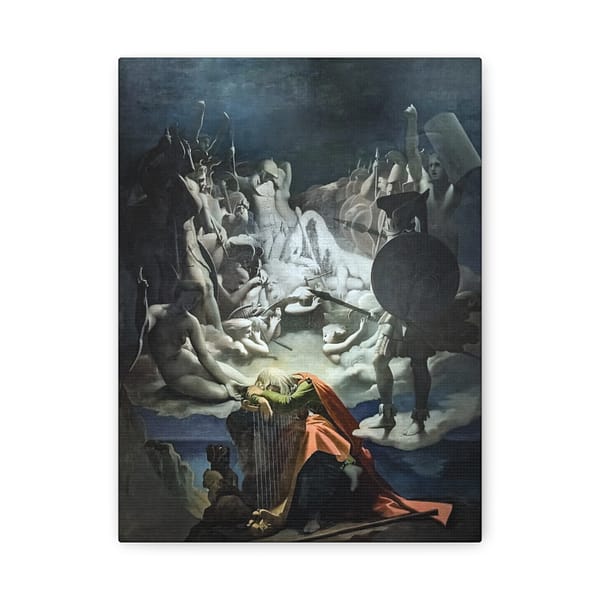 1521723050204644815_2048.jpeg The Dream of Ossian - Jean-Auguste-Dominique Ingres (1813) - Classical Canvas Print