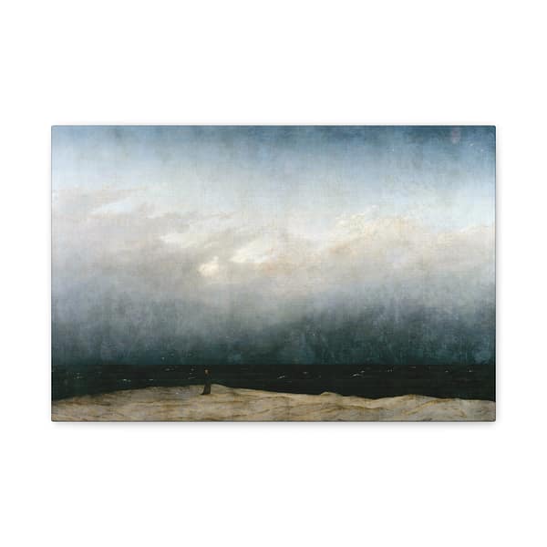 15391675762385369961_2048.jpeg The Monk by the Sea - Caspar David Friedrich (c. 1808-1810) - Romantic Canvas Print