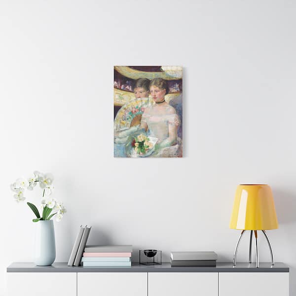 16058152807607338288_2048.jpeg The Loge - Mary Cassatt (c. 1878-80) - Impressionist Canvas Print