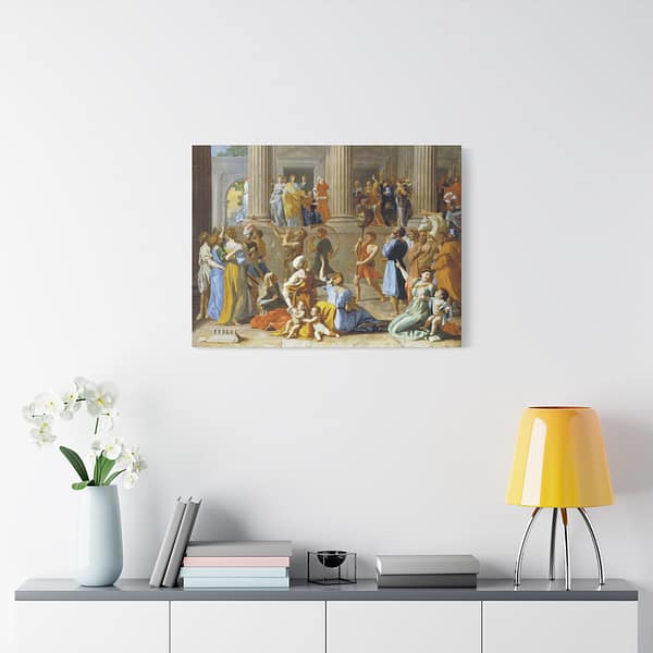 16060030941530354665_2048-1.jpeg The Triumph of David - Nicolas Poussin (c. 1630) - Classical Canvas Print