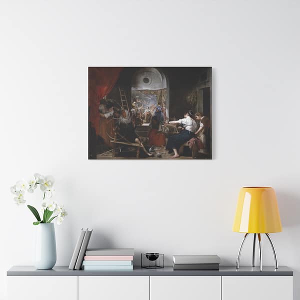 16230863318905868377_2048.jpeg The Spinners (Las Hilanderas) - Diego Velázquez (c. 1657) - Classical Canvas Print