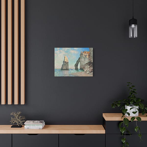 16439189467062448522_2048.jpeg The Cliffs at Étretat - Claude Monet (1885) - Impressionist Canvas Print