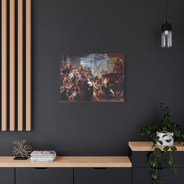 16868452524473687365_2048.jpeg The Abduction of the Sabine Women - Peter Paul Rubens (c. 1635-1640) - Classical Canvas Print