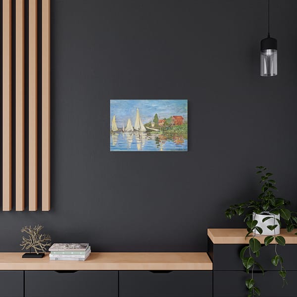 17107578523389072398_2048.jpeg Regatta at Argenteuil - Claude Monet (1872) - Impressionist Canvas Print