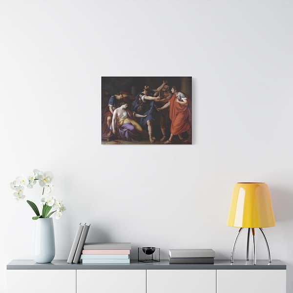 1735253297666828285_2048.jpeg The Oath of Brutus (Death of Lucretia) - Gavin Hamilton (c. 1763-67) - Classical Canvas Print