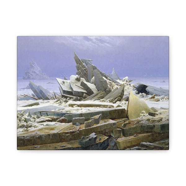 17600896596377571857_2048.jpeg The Sea of Ice - Caspar David Friedrich (c. 1823-1824) - Romantic Canvas Print