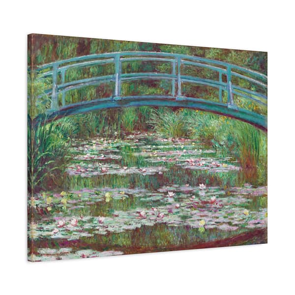 17666662053820059098_2048.jpeg The Japanese Footbridge - Claude Monet (1899) - Impressionist Canvas Print